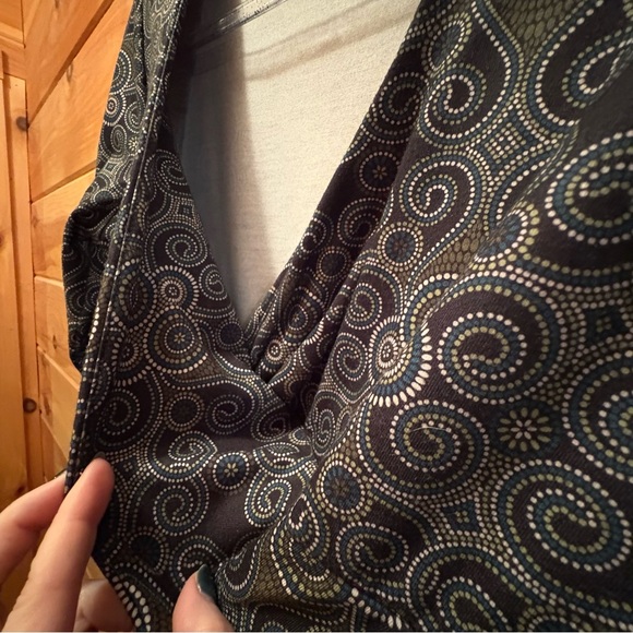 Prana dress size small with greens, turquoise and white color design. - Picture 5 of 10